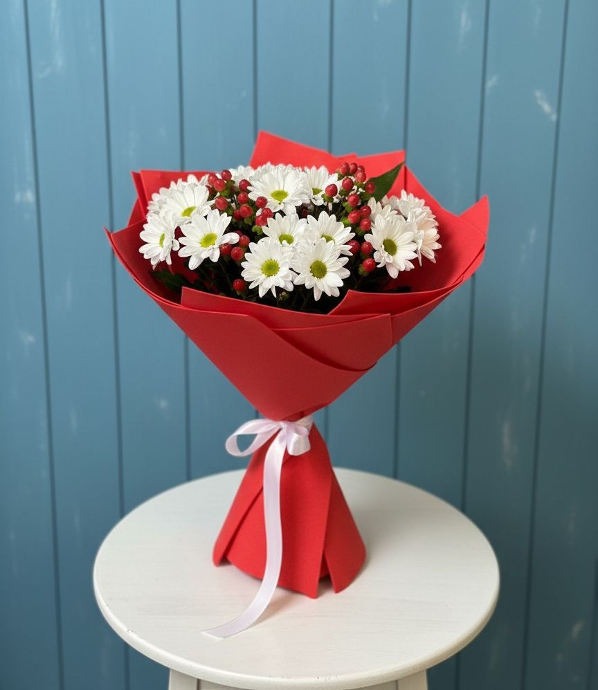 Букет цветов из: Хризантемы в Холбоне