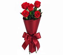Букет 5 Красных роз Эдлесс Лав #REPLACE_PRED# Холбоне