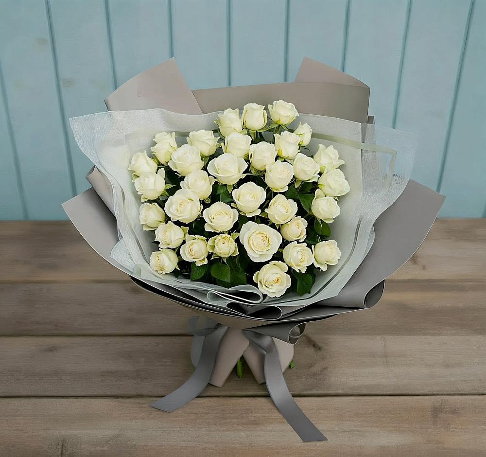 Букет Белоснежная нежность в Холбоне