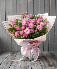 Букет Розовый кустик #REPLACE_PRED# Холбоне