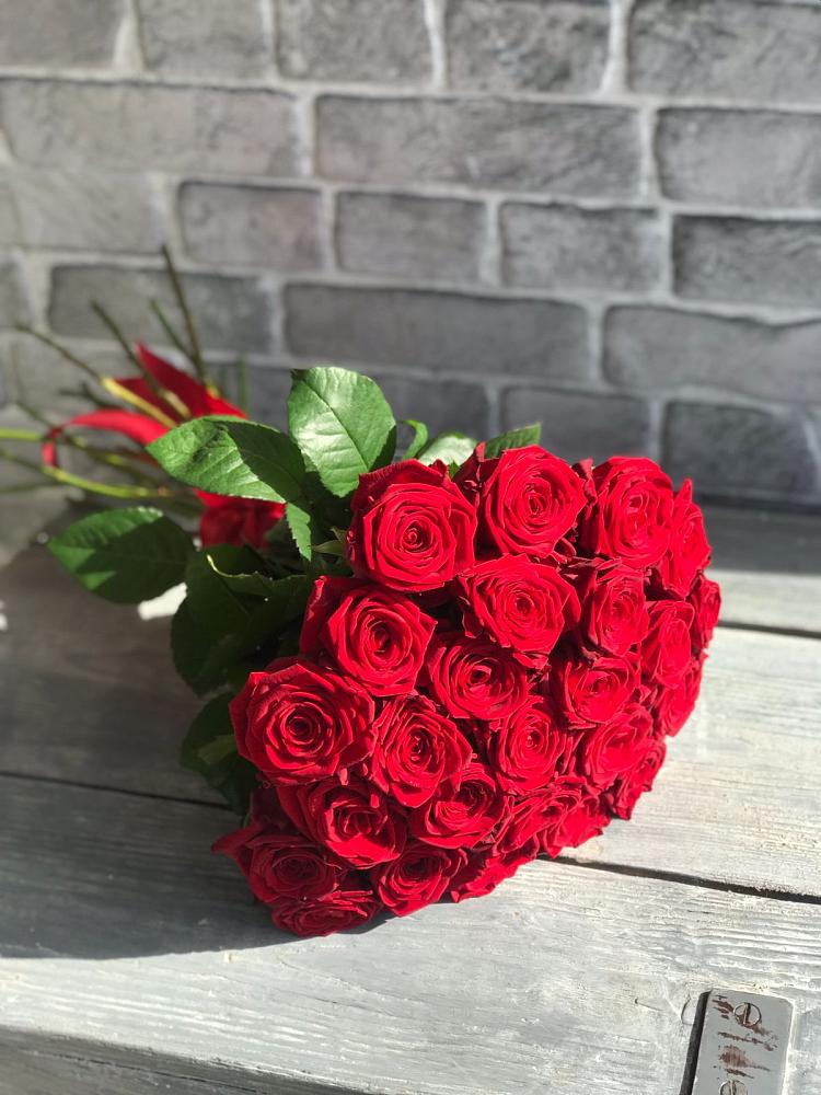 Букет Красные розы Фридом в Холбоне