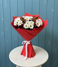 Букет цветов из:  Хризантемы #REPLACE_PRED# Холбоне