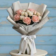 Букет цветов из:  Розы #REPLACE_PRED# Холбоне