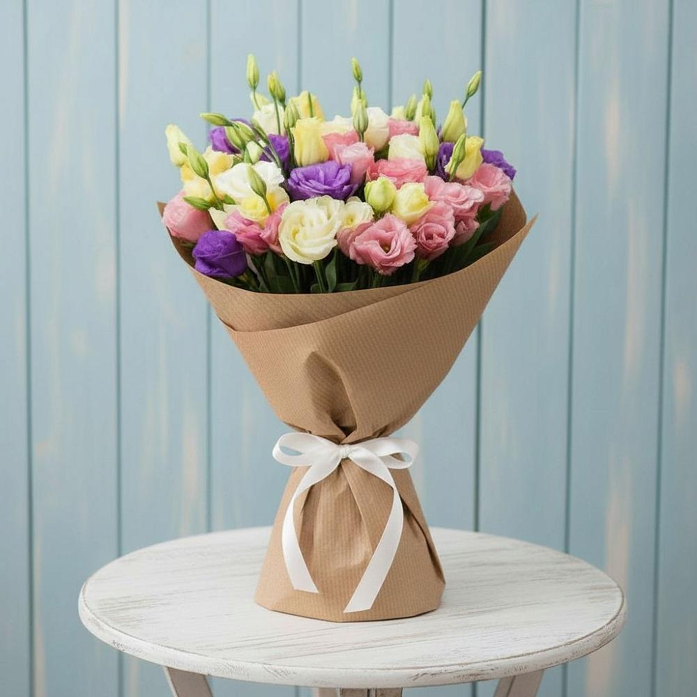 Букет цветов из: Лизиантусы в Холбоне